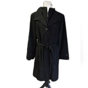 Gallery Classic Black Trench Coat